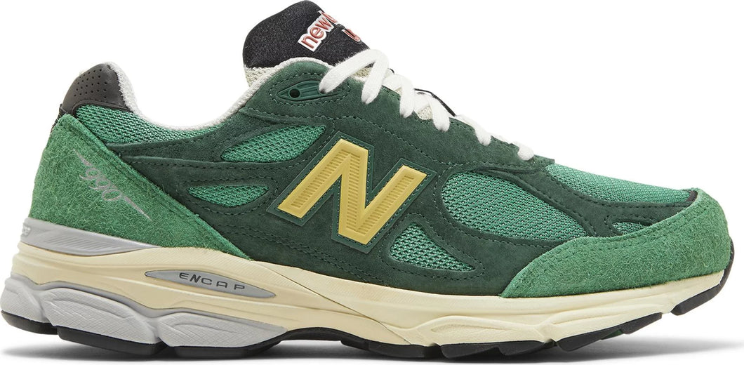 New Balance 990v3 Made in USA Green Yellow